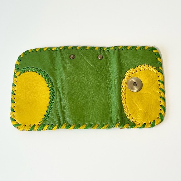 Handmade Leather Trifold Key Ring and Card Holder Case - Picture 9 of 10